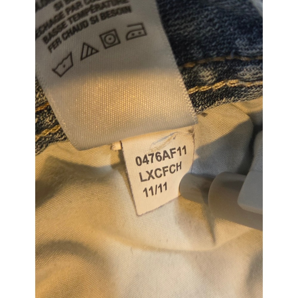 Aeropostale Chelsea Bootcut Curvy Jeans Light Wash Blue Denim 13/14 Long - Picture 7 of 9
